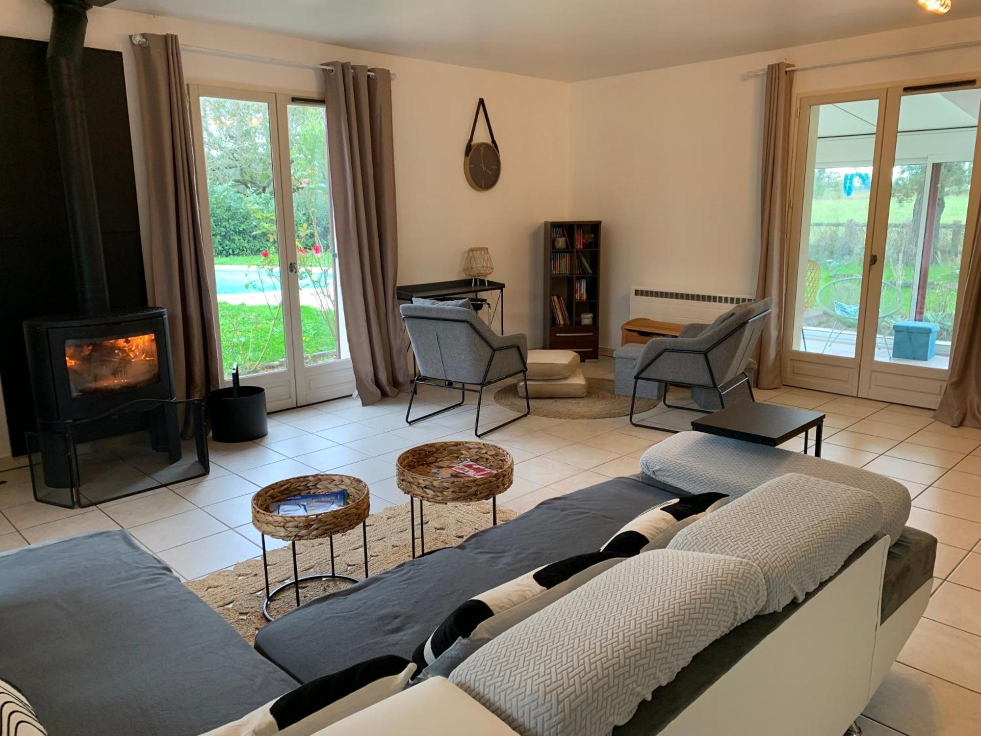 Gite 3 Etoiles Les Gourlines Avec Balneo, Veranda, Piscine Et Garage Avermes Extérieur photo